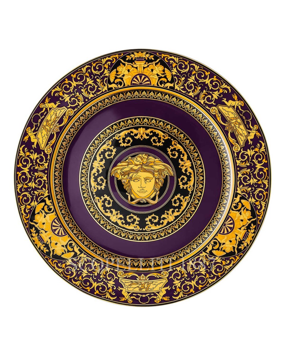 베르사체 Service 접시 30 cm 메두사 Colours 로즈 Versace Service Plate 30 cm Medusa Colours Rose 02450