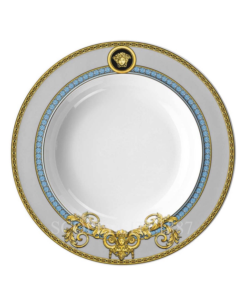베르사체 파스타접시 22 cm Prestige Gala Bleu Versace Soup Plate 22 cm Prestige Gala Bleu 02456