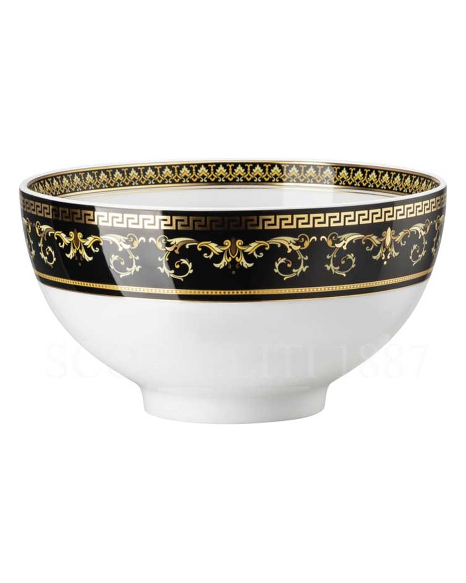 베르사체 샐러드볼 22 cm Virtus Gala 블랙 Versace Salad Bowl 22 cm Virtus Gala Black 02469