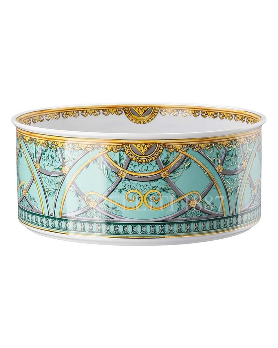 베르사체 샐러드볼 22 cm Scala del Palazzo 그린 Versace Salad Bowl 22 cm Scala del Palazzo Green 02501