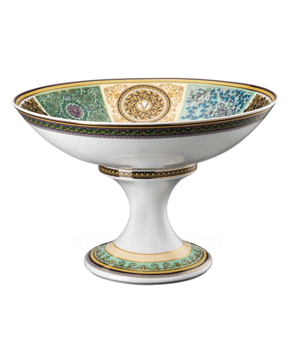베르사체 볼 on foot 35 cm Barocco Mosaic Versace Bowl on foot 35 cm Barocco Mosaic 02522
