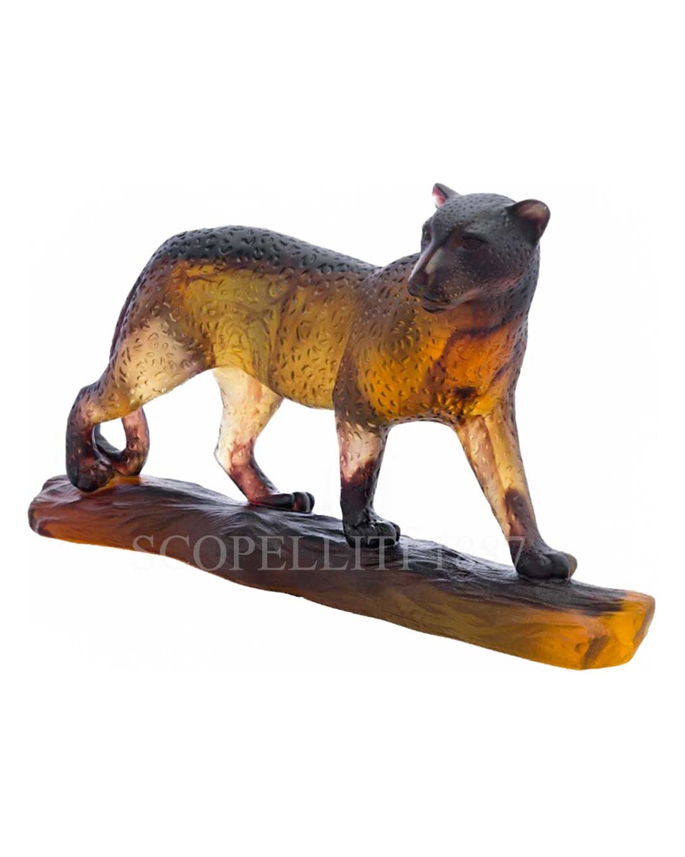 DAUM NEW 크리스탈 Leopard Figurine 리미티드 에디션 Daum NEW Crystal Leopard Figurine Limited Edition 02581