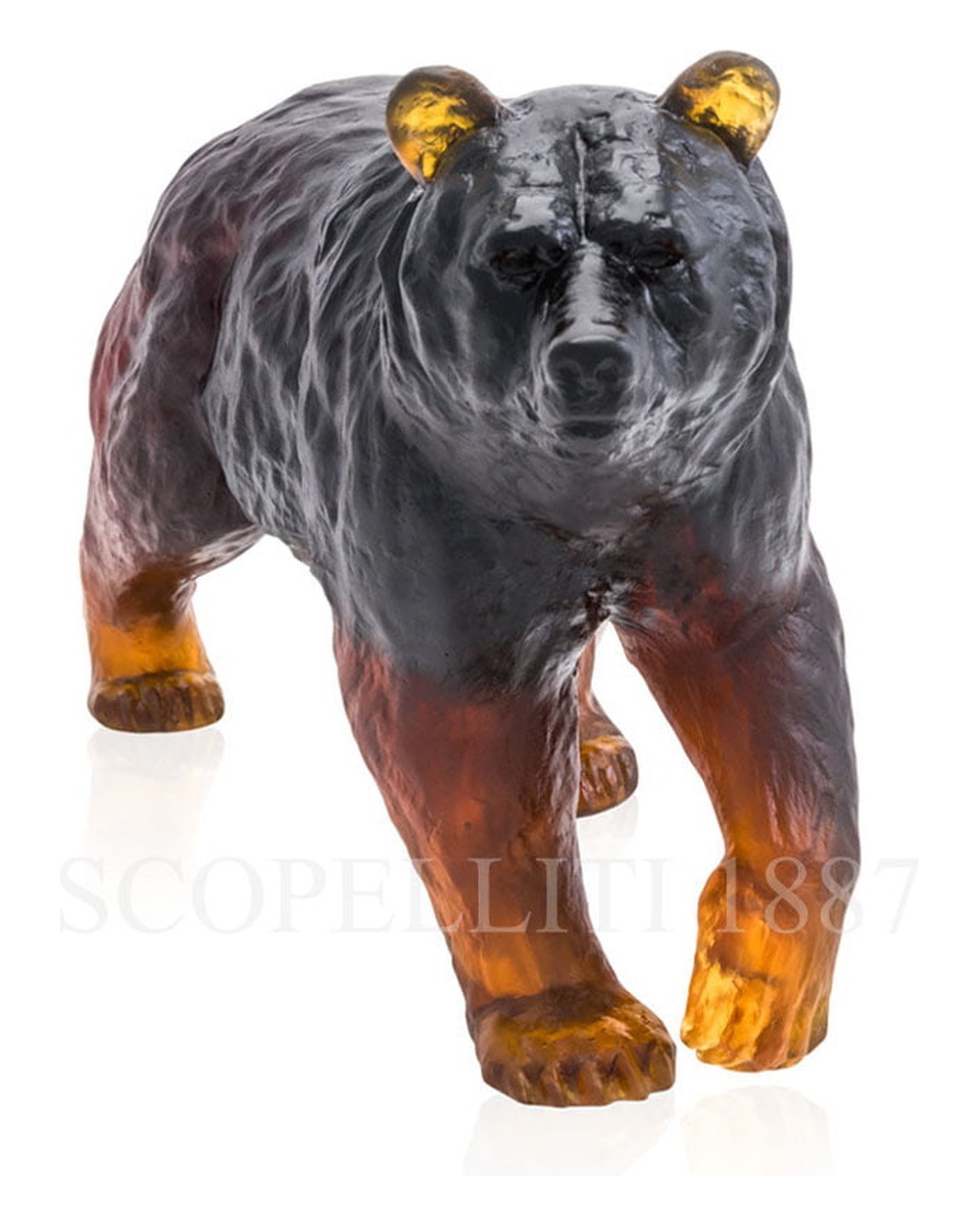 DAUM 홀스 Figurine Amber 브라운 리미티드 에디션 Daum Horse Figurine Amber Brown Limited Edition 02591