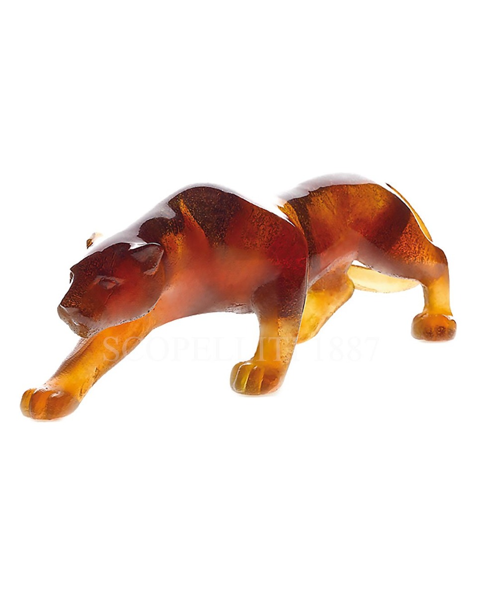 DAUM 크리스탈 Panther Amber Small Daum Crystal Panther Amber Small 02600