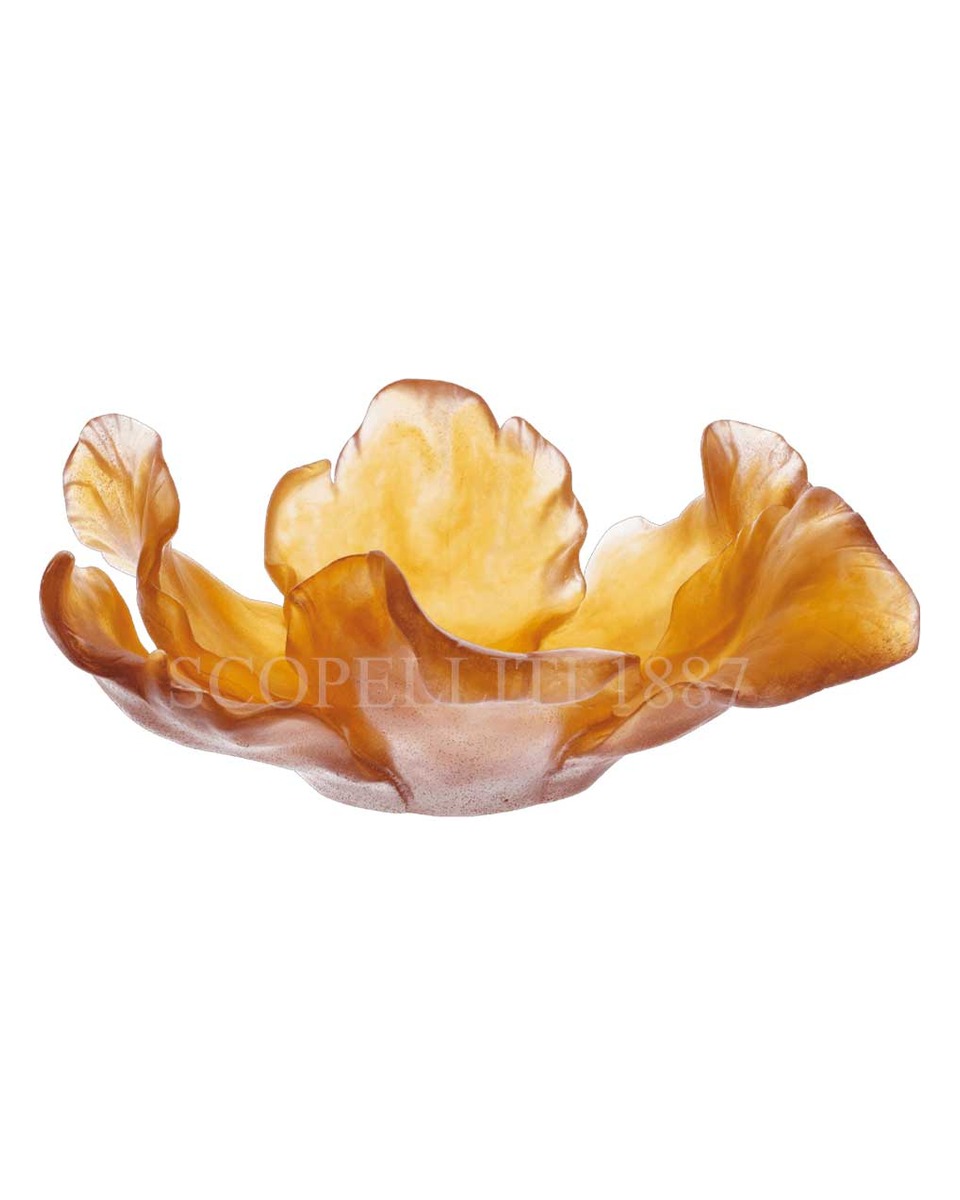 DAUM 크리스탈 튤립E 볼 Amber Daum Crystal Tulipe Bowl Amber 02609 1/2