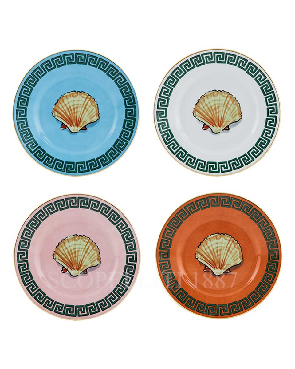 GINORI 1735 Ginori Gift Set of 4 브레드 접시 il Viaggio di Nettuno Ginori 1735 Ginori Gift Set of 4 Bread Plates il Viaggio di Nettuno 01098