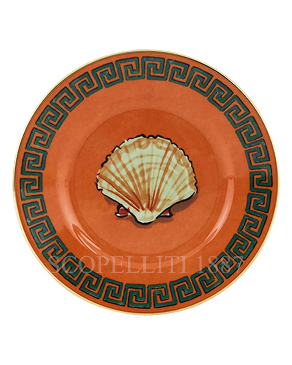 GINORI 1735 Ginori 브레드 접시 Rock 오렌지 il Viaggio di Nettuno Ginori 1735 Ginori Bread Plate Rock Orange il Viaggio di Nettuno 01102