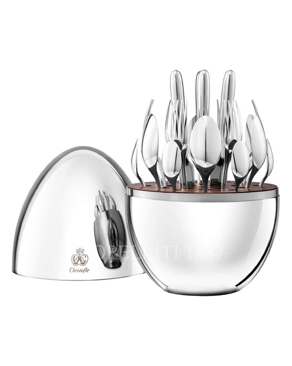 크리스토플레 Mood 24 pcs Precious Flatware Set Christofle Mood 24 pcs Precious Flatware Set 00644 1/3