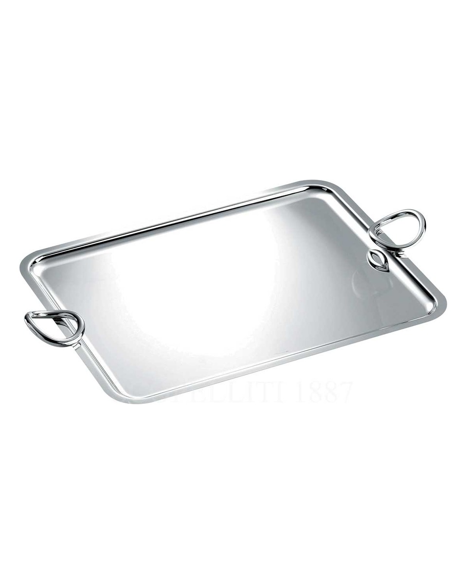 크리스토플레 베르티고 실버 접시D Round 서빙 트레이 – 라지 Christofle Vertigo Silver Plated Round Serving Tray – Large 00664 1/1