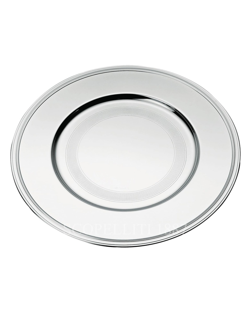 크리스토플레 Albi 실버 접시D Charger Presentation 접시 Christofle Albi Silver Plated Charger Presentation Plate 00667