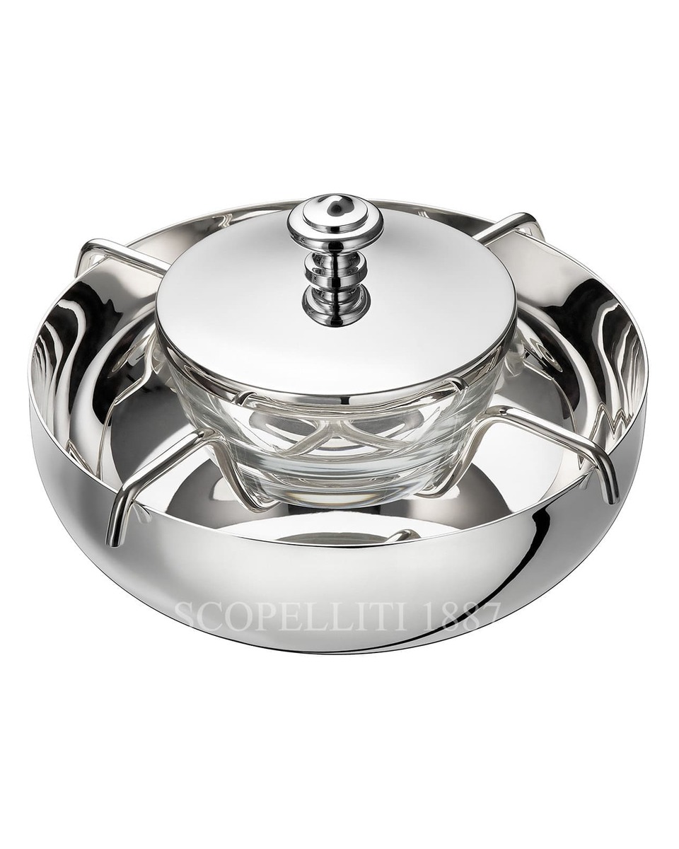 크리스토플레 C아비아R Serving Set Albi 실버 접시D Christofle Caviar Serving Set Albi Silver Plated 00681