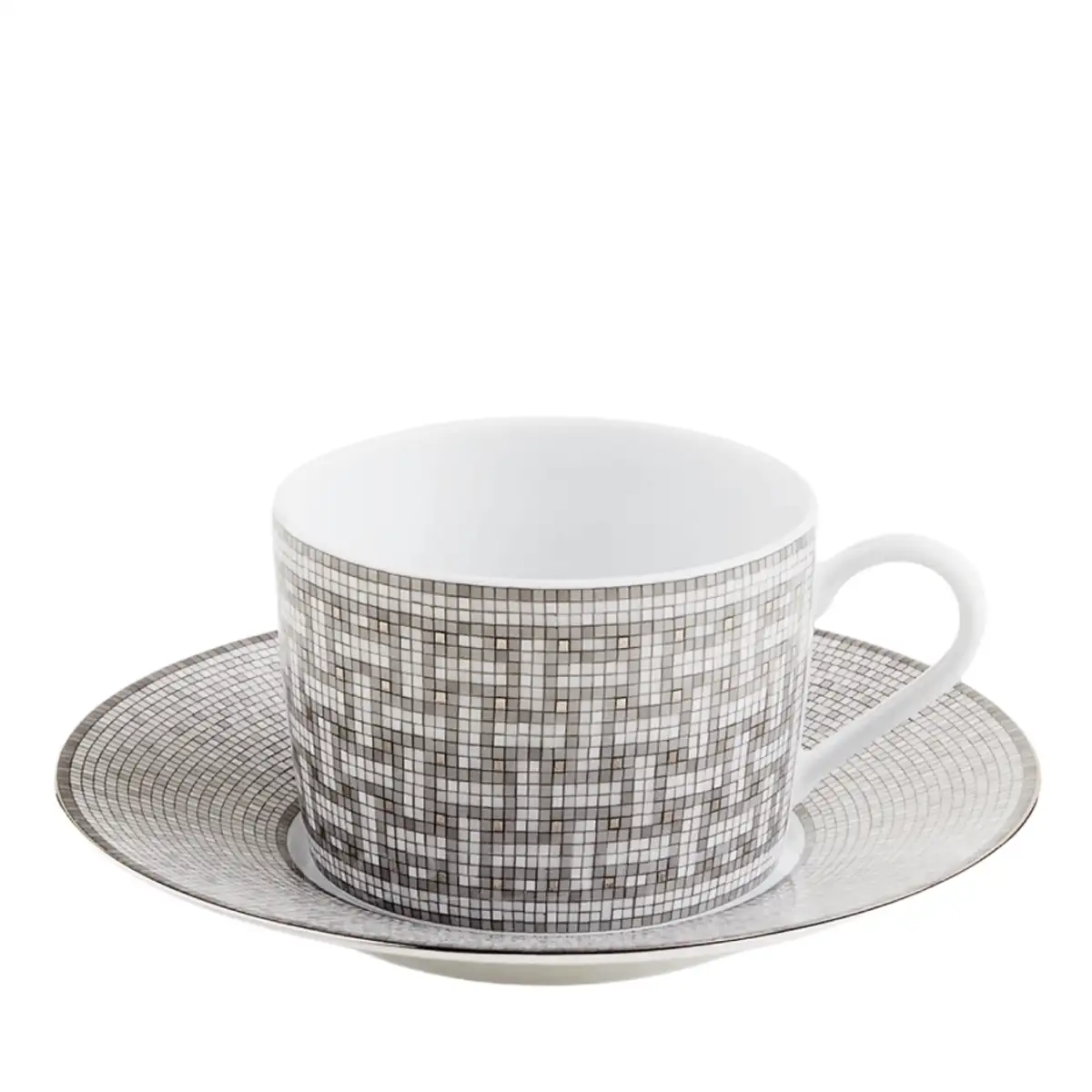 에르메스 Hermès Mosaique au 24 Platinum 5-Piece Place Setting 035001P + 035007P + 035012P + 035016P 5/5