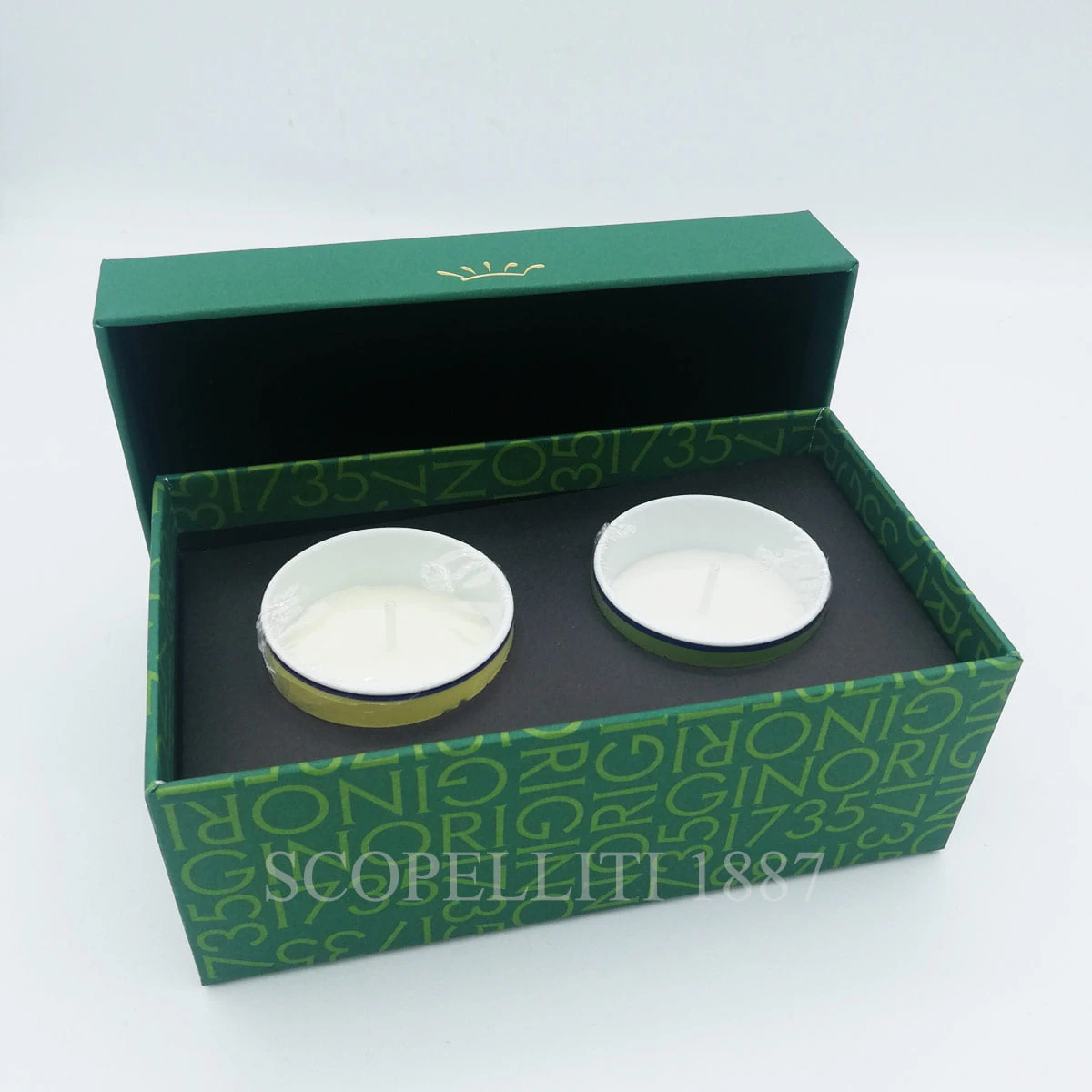지노리 1735 Ginori Oriente Italiano Scented Candles - Set of 2 scopel-50 3/4