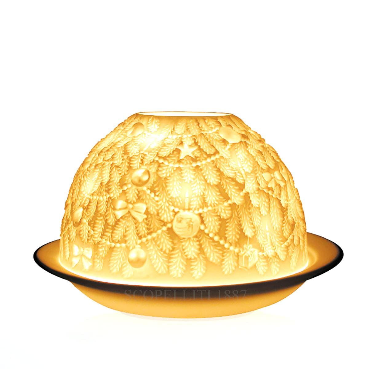 베르나르도 Bernardaud Christmas Tree Votive 2127/7037 1/2