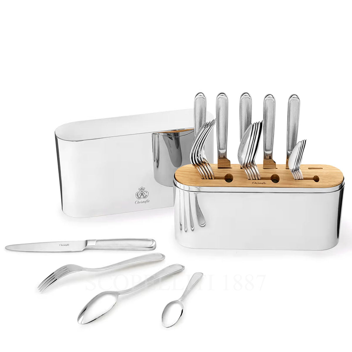크리스토플 Christofle Concorde Cutlery Set 24 pcs Stainless Steel B02413299 4/5