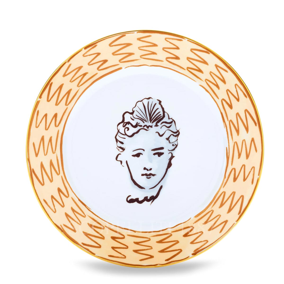 지노리 1735 Ginori Il Viaggio di Nettuno Dinner Plate Terracotta 004RG00 FPT110010280G00135001 1/3