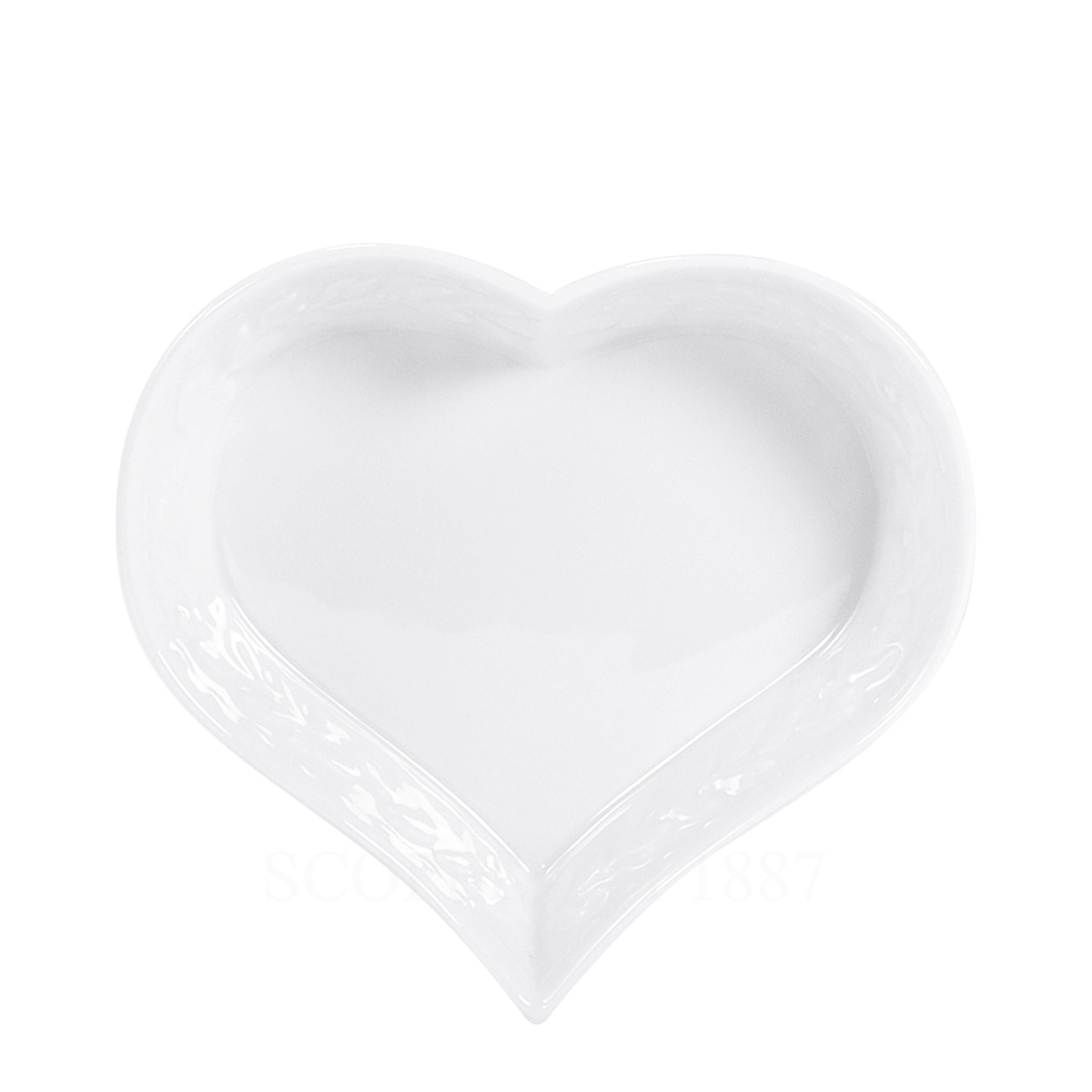베르나르도 Bernardaud Louvre Heart Dish Large 0542 / 20946