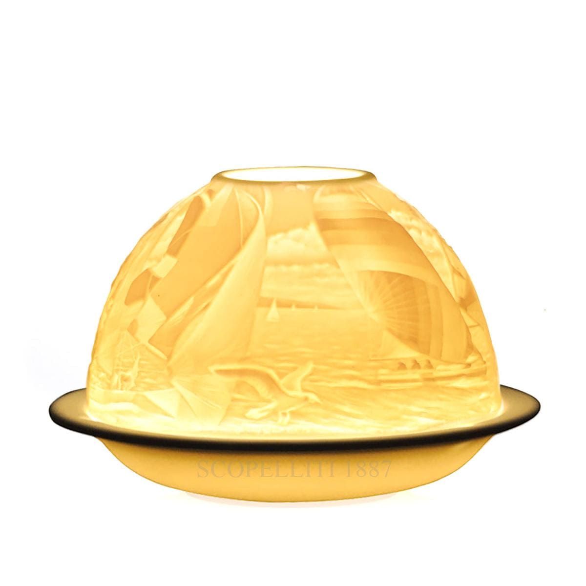 베르나르도 Bernardaud Votive Sailboats 2127/1435