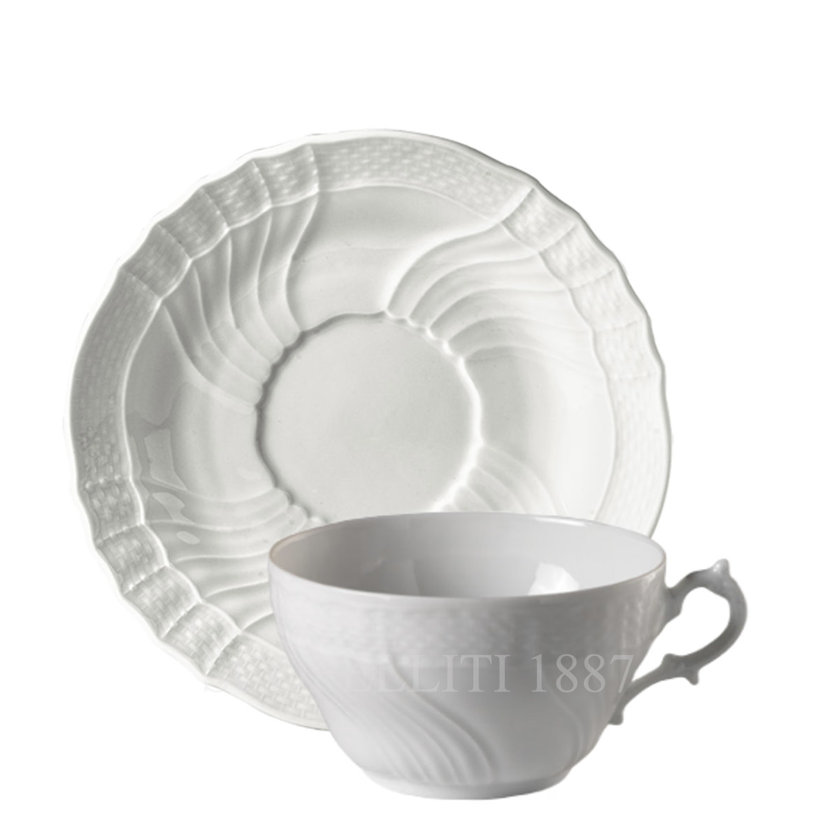 지노리 1735 Ginori 1735 Breakfast Cup and Saucer Vecchio Ginori 002RG00 FTZ501010440B00000000 + 002RG00 FPT501010180B000000