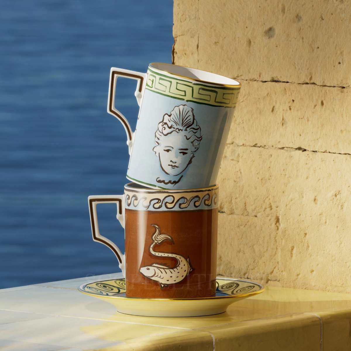 지노리 1735 Ginori Il Viaggio di Nettuno Mug Amalfi Lemon 101RG00 FTZ700LX0400G00135002 2/3