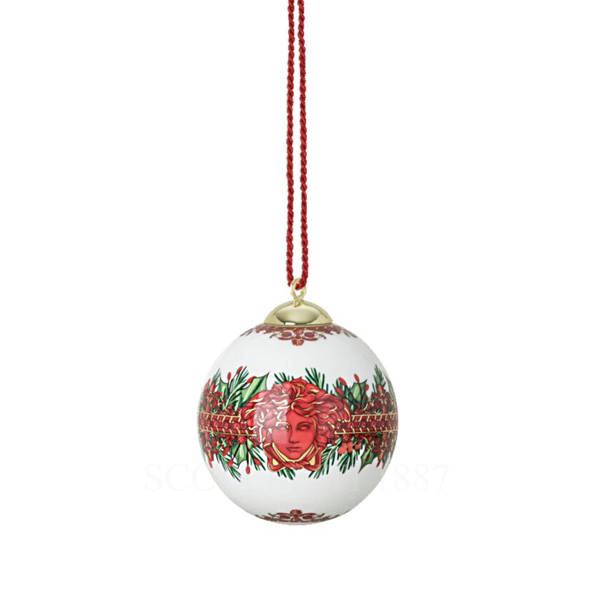 베르사체 Versace I Love Baroque Holiday Porcelain Ball 14283-409960-27940