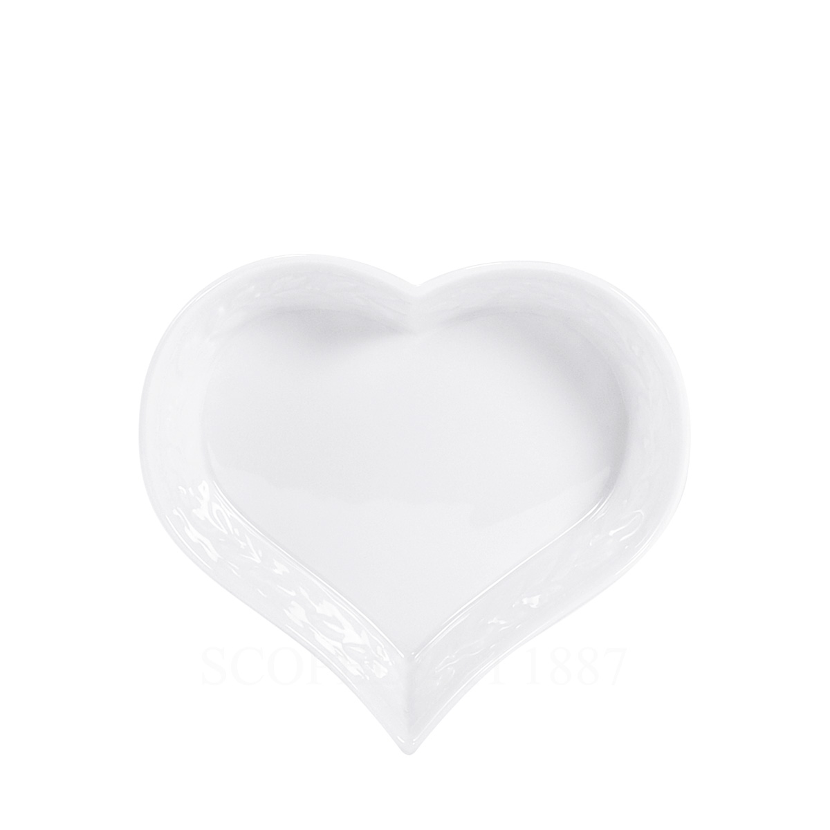 베르나르도 Bernardaud Louvre Heart Dish 0542 / 20945