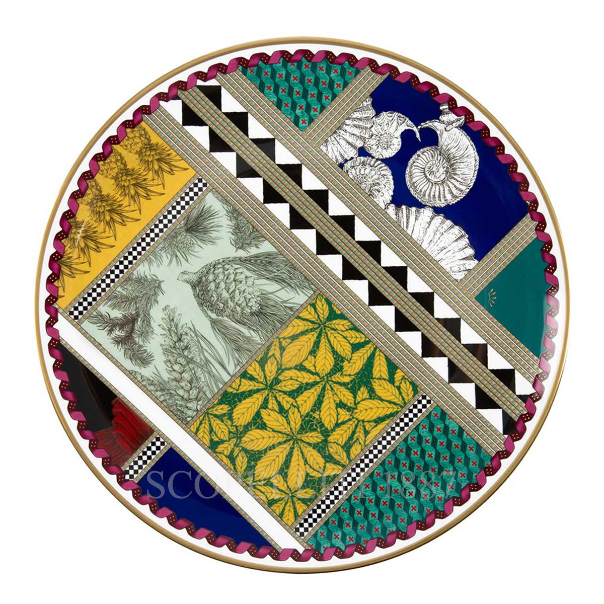 지노리 1735 Ginori Totem Museo Presentation Plate 020RG00 FPT000010330G00129500 1/2