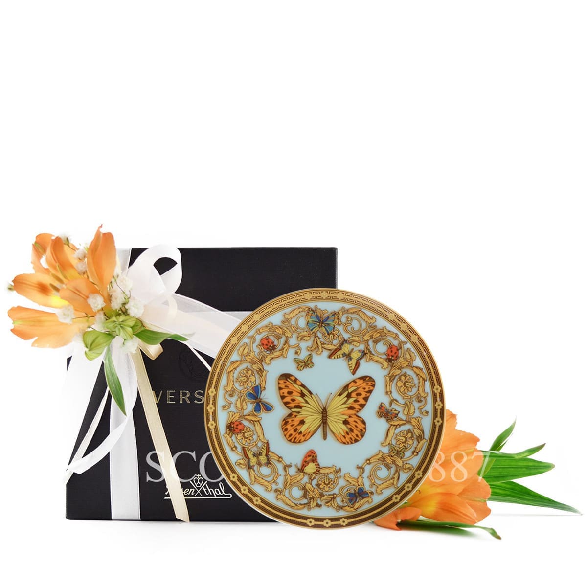 베르사체 Versace Butterfly Garden Plate 10 cm 11280-409609-10850 2/4