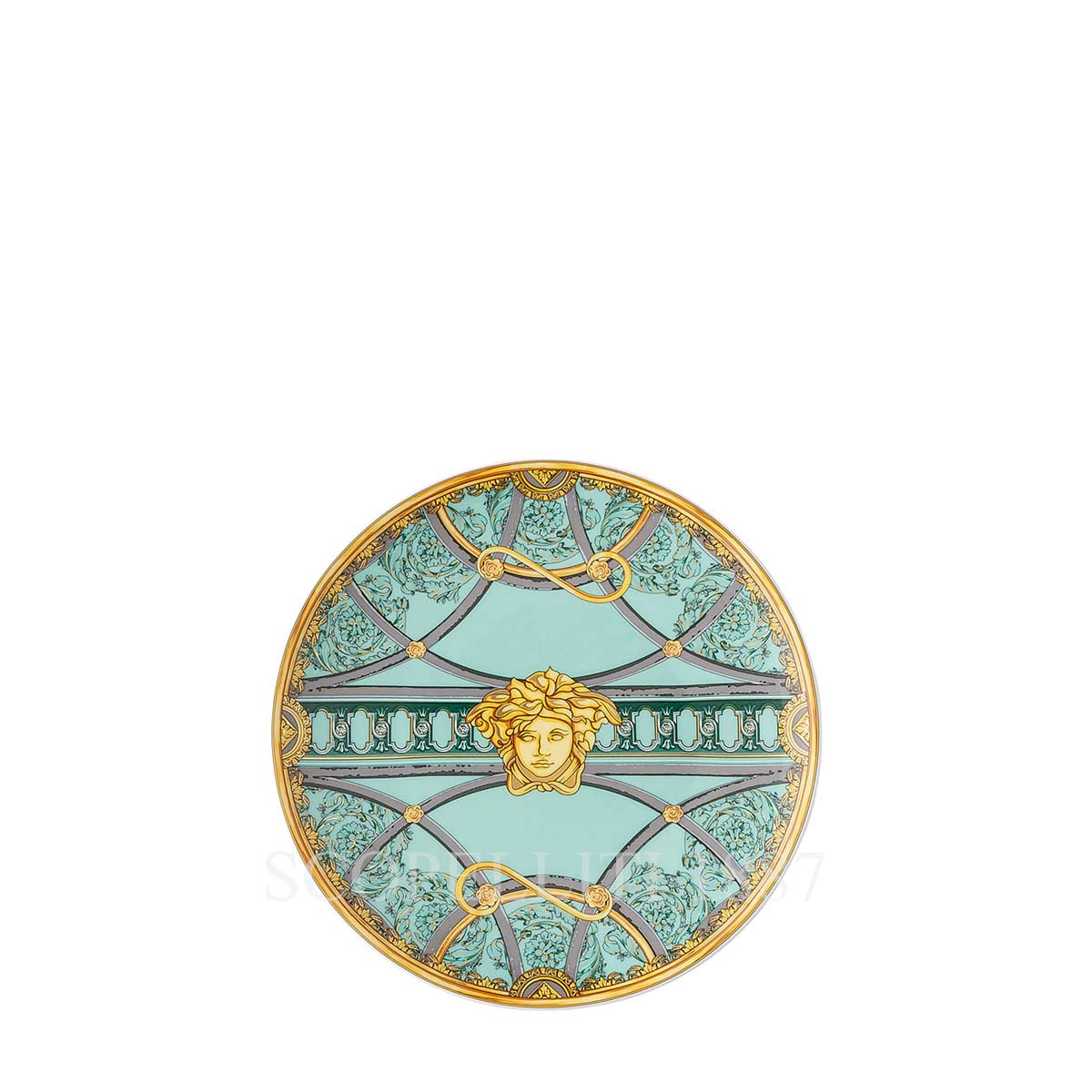 베르사체 Versace Plate 17 cm Scala del Palazzo Green 19335-403664-10217 1/3