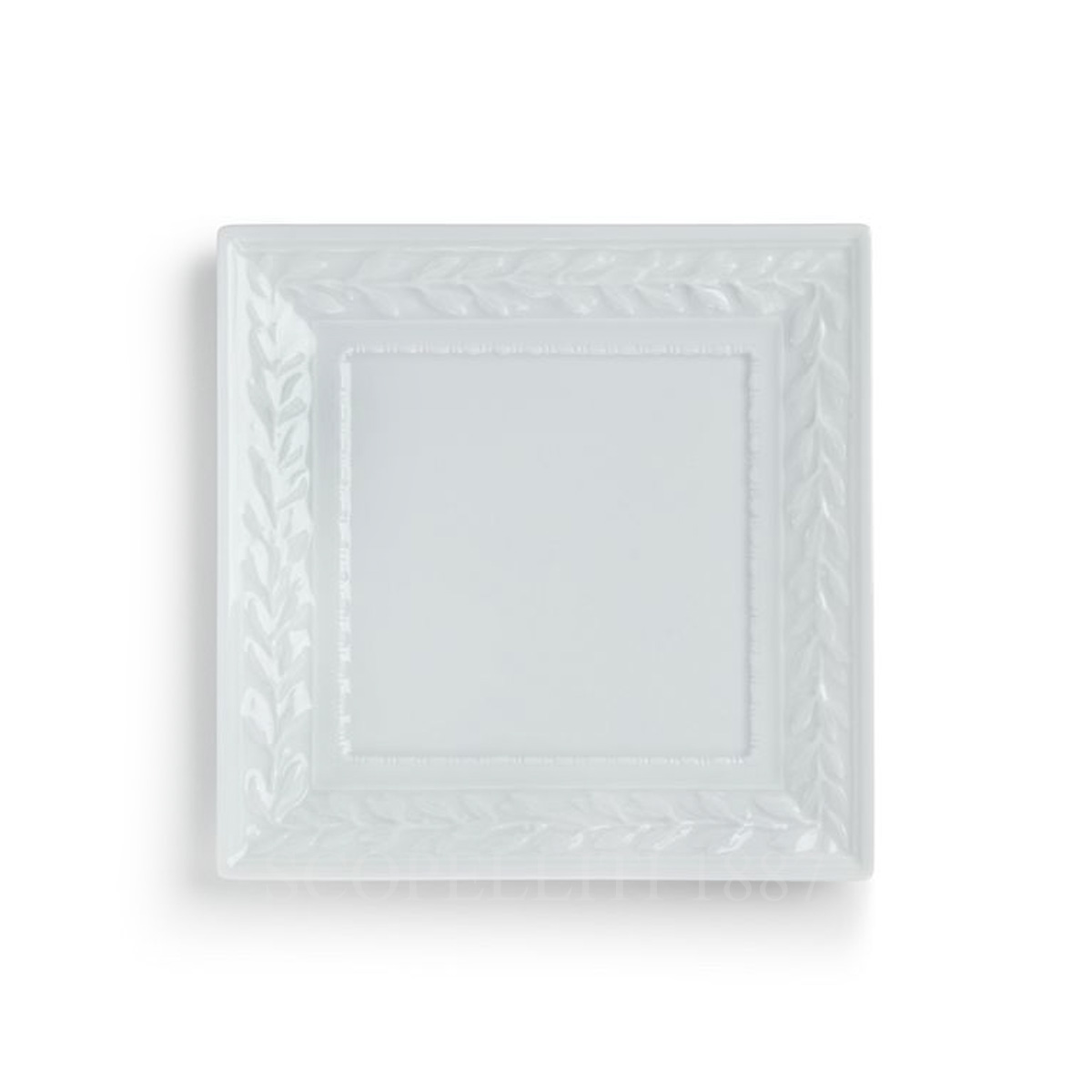 베르나르도 Bernardaud Louvre Square Tray 13 cm 0542 / 21792 1/2