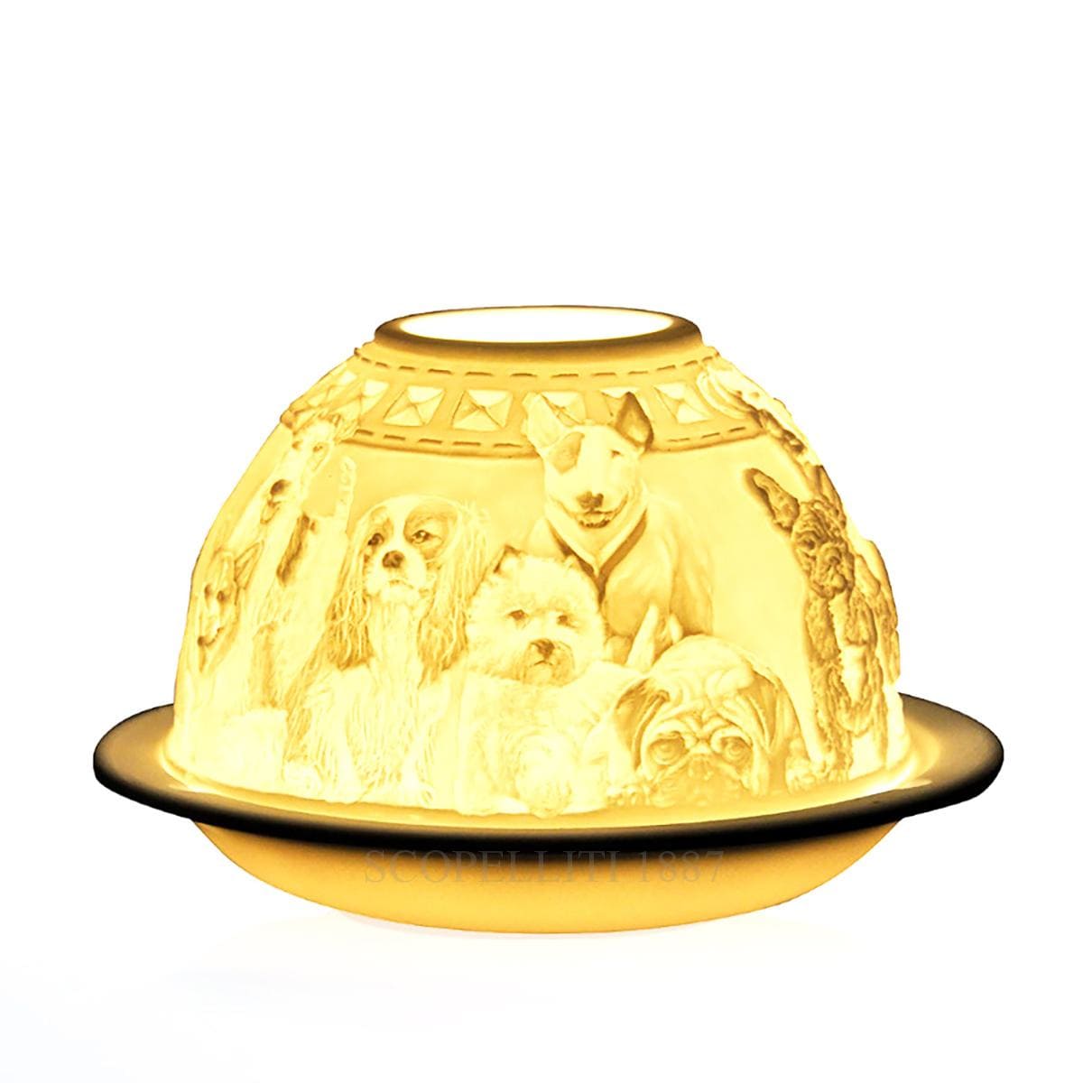 베르나르도 Bernardaud Votive Dogs 2127/21584 1/2