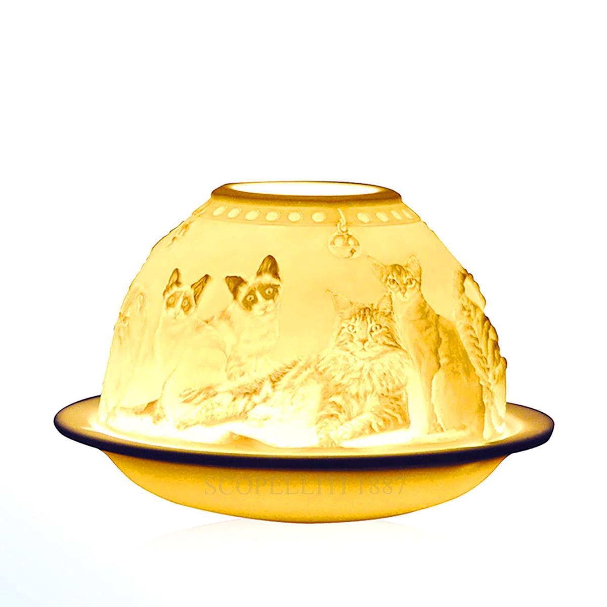 베르나르도 Bernardaud Votive Cats 2127/21676 1/2
