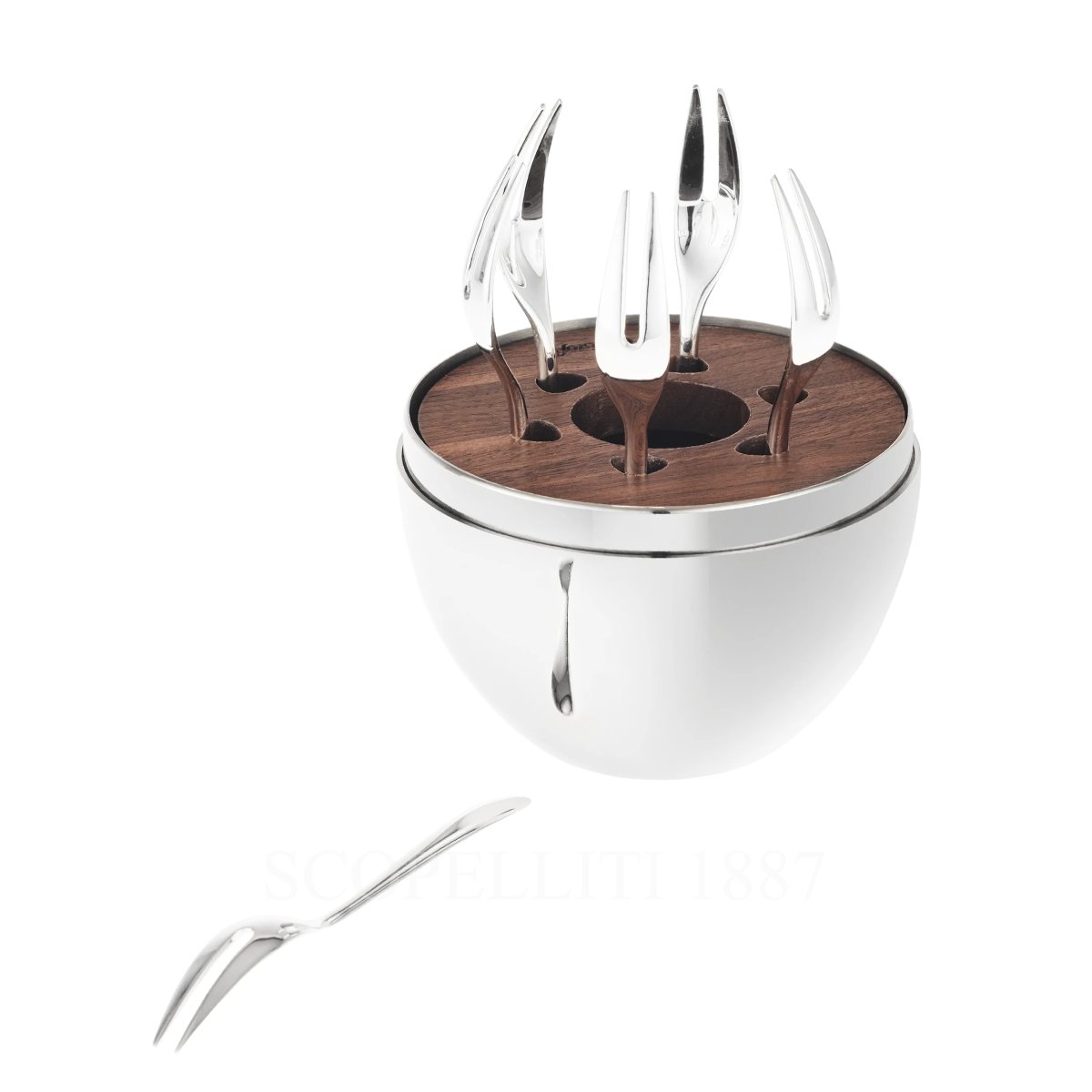 크리스토플 Christofle Mood Yummy Cocktail Forks Set - Silver Plated B00065597 3/4