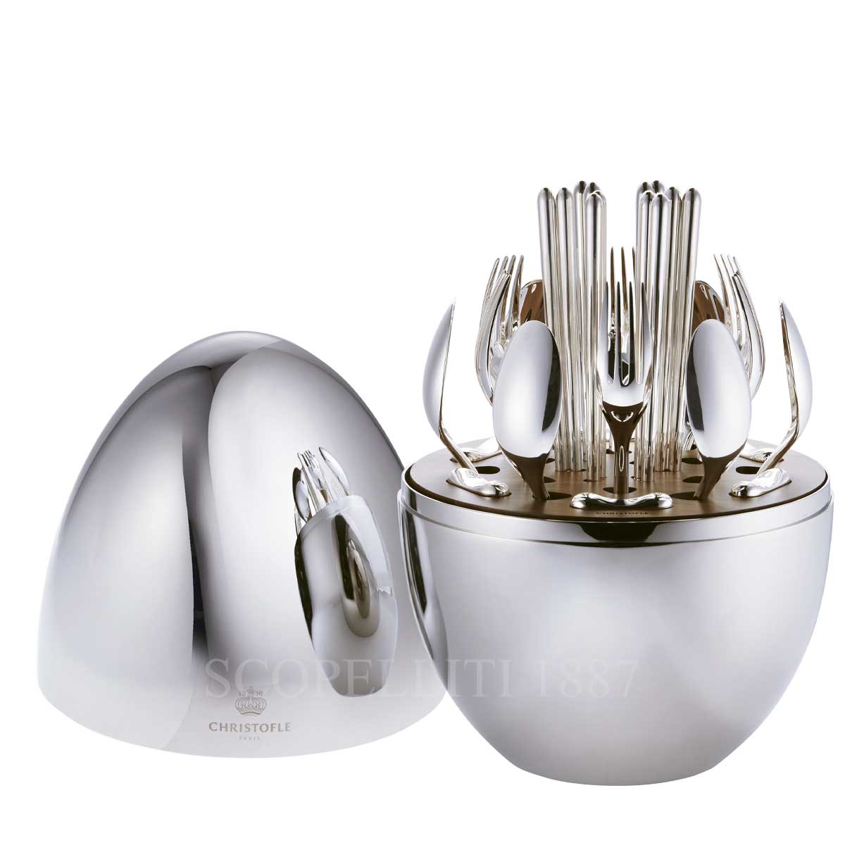크리스토플 Christofle Mood Asia Cutlery Set with Chopsticks B00065999 1/5