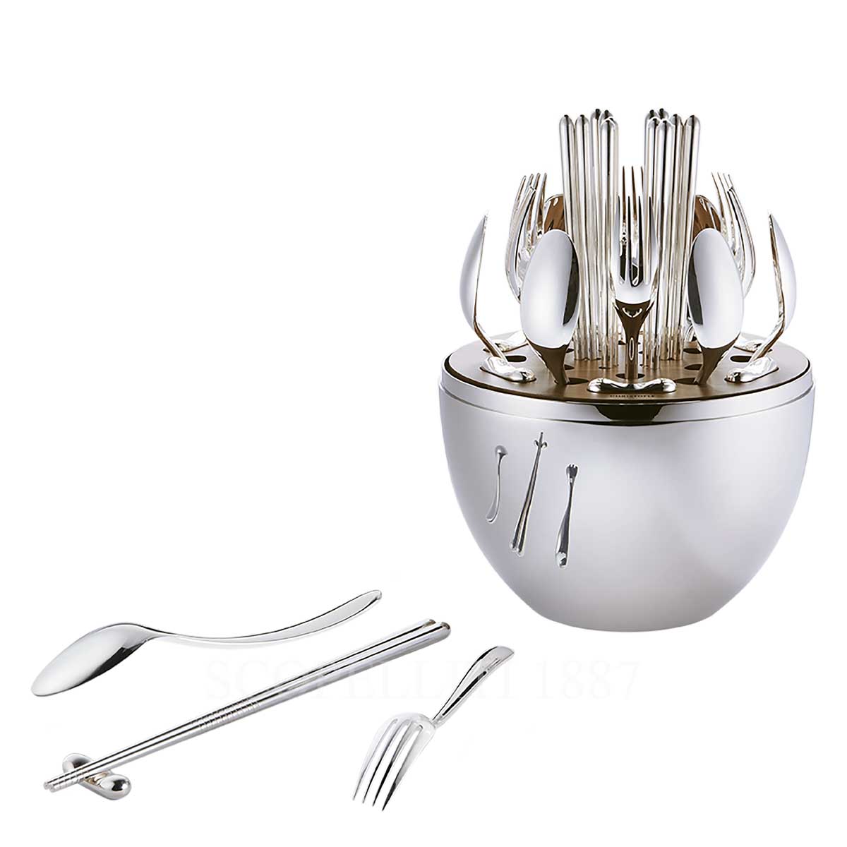 크리스토플 Christofle Mood Asia Cutlery Set with Chopsticks B00065999 3/5