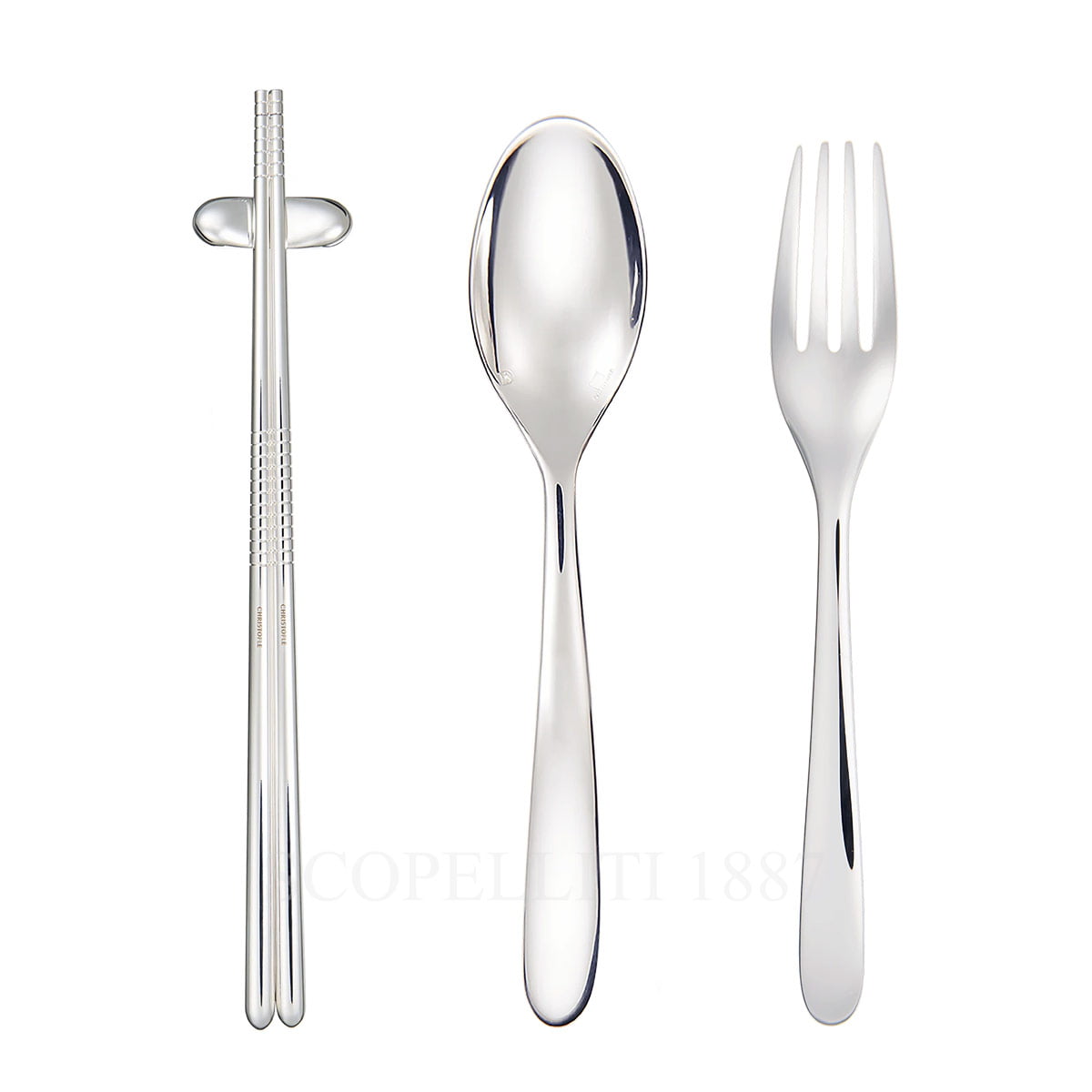 크리스토플 Christofle Mood Asia Cutlery Set with Chopsticks B00065999 5/5