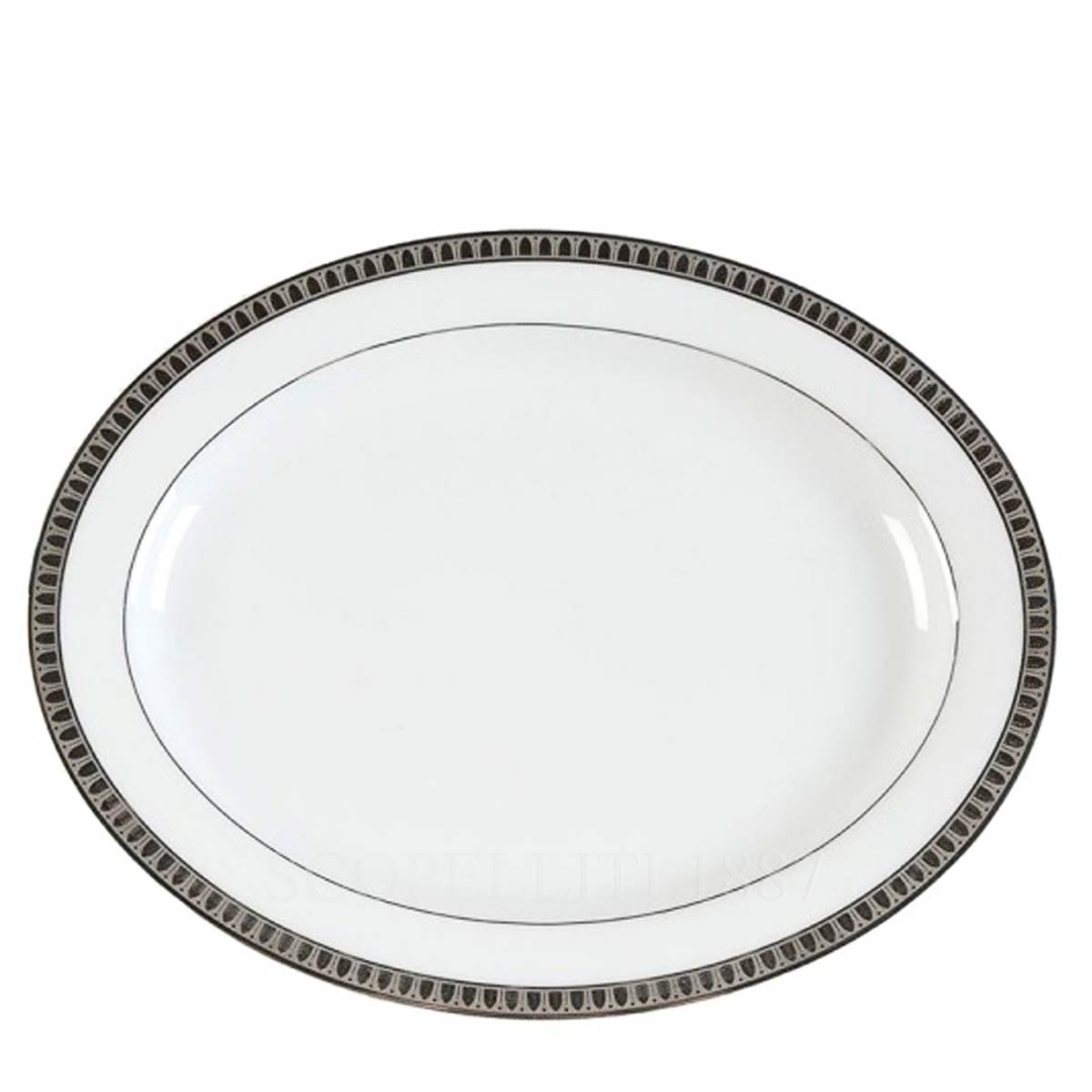 크리스토플 Christofle Malmaison Platinum Oval Platter B07645220 1/2
