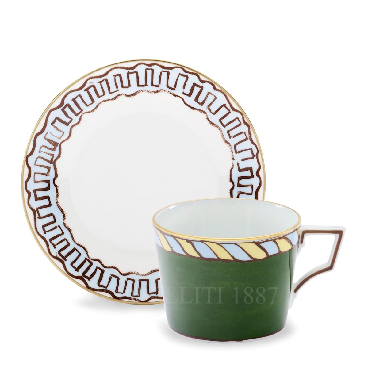 지노리 1735 Ginori Il Viaggio di Nettuno Tea Cups Amalfi Lemon - Set of 2 101RG00 FX9178LXGENG00135200 2/5