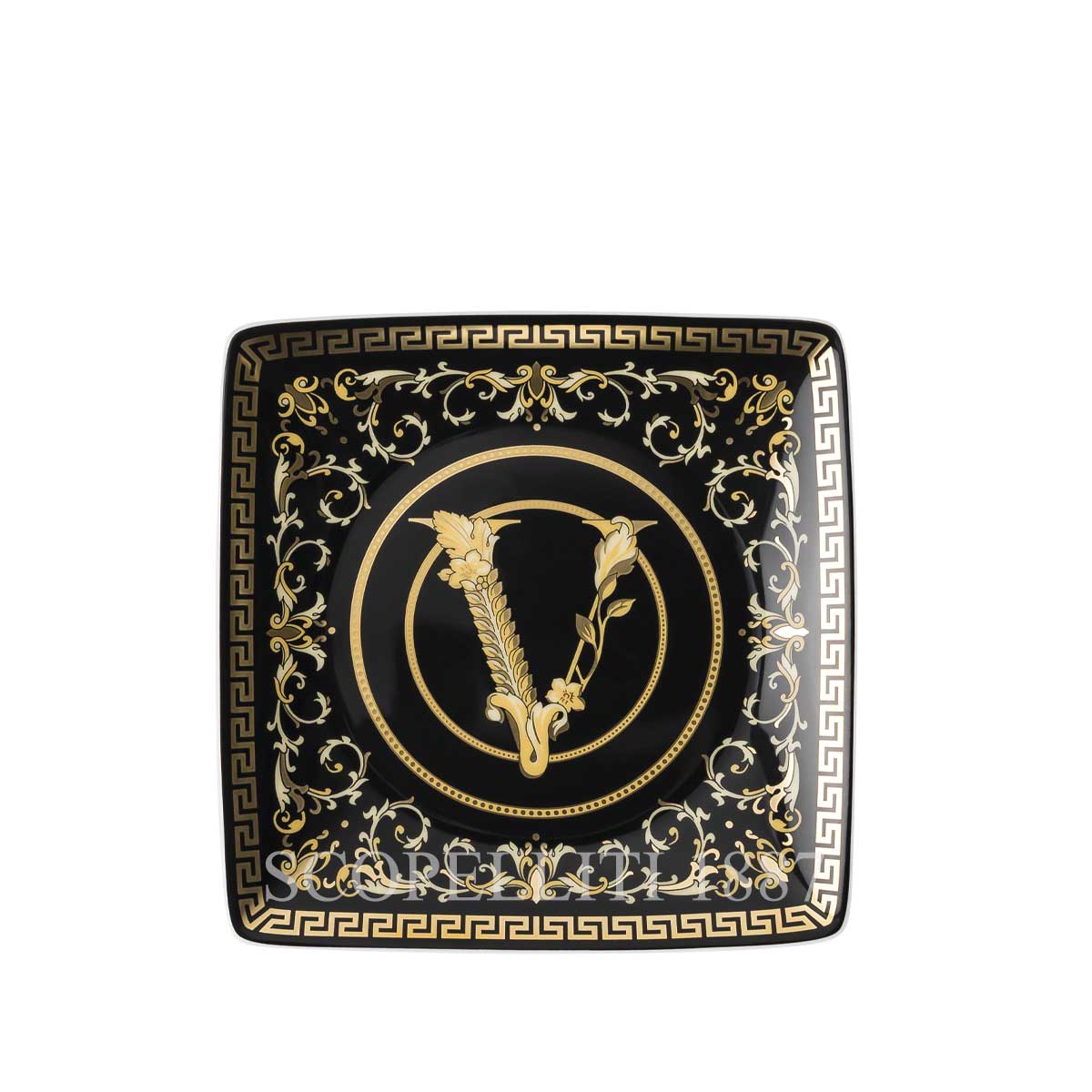 베르사체 Versace Canape Dish Virtus Gala Black 11940-403729-15253
