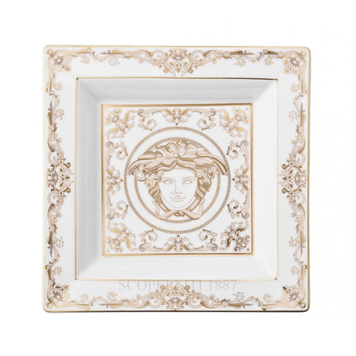 베르사체 Versace Medusa Gala Square Dish 22 cm 14085-403635-25822 1/1