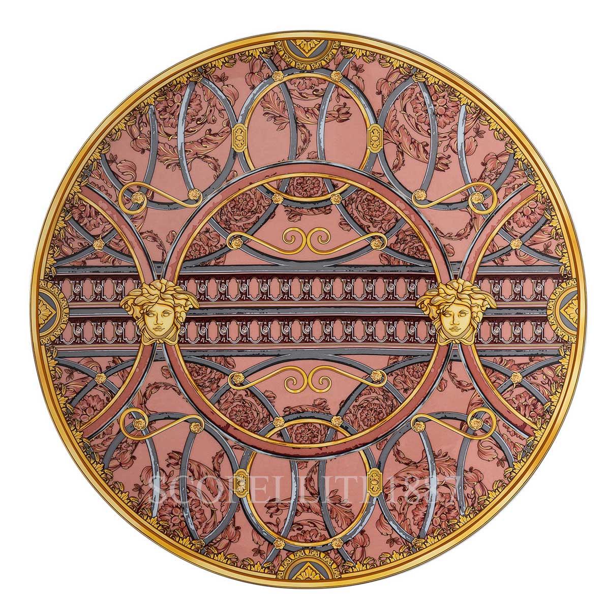 베르사체 Versace Service Plate 33 cm Scala del Palazzo Rose 19335-403665-10263 1/3