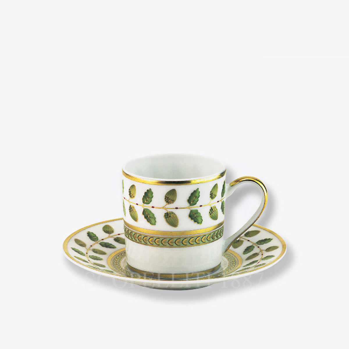 베르나르도 Bernardaud Constance Coffee Cup and Saucer 0657/79 1/3