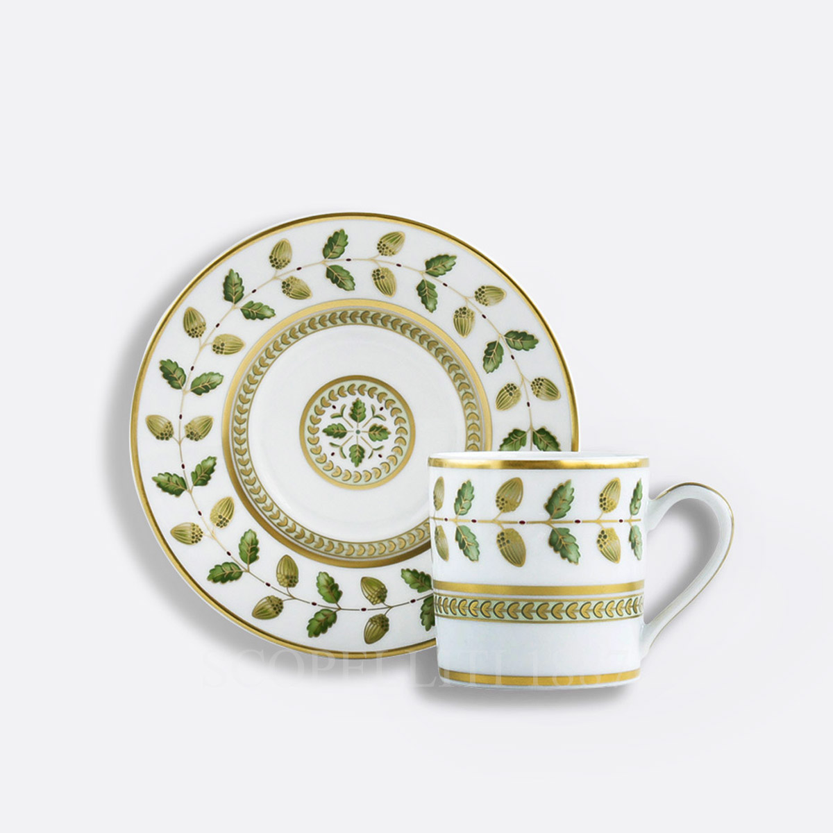 베르나르도 Bernardaud Constance Coffee Cup and Saucer 0657/79 2/3