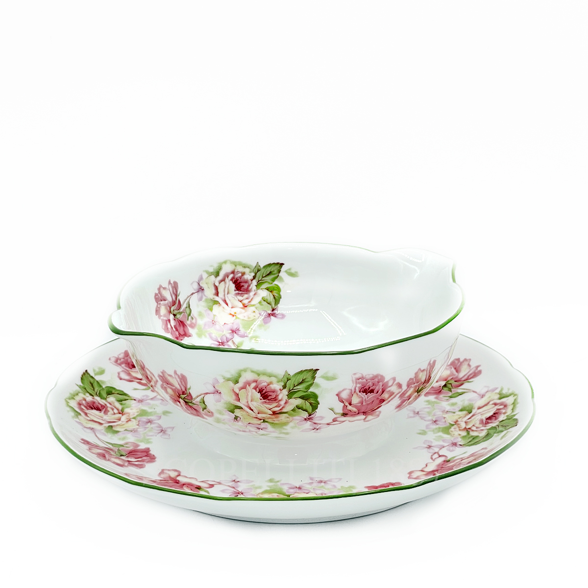 베르나르도 Bernardaud Sauce Boat Eugenie de Montijo scopel-95 1/4