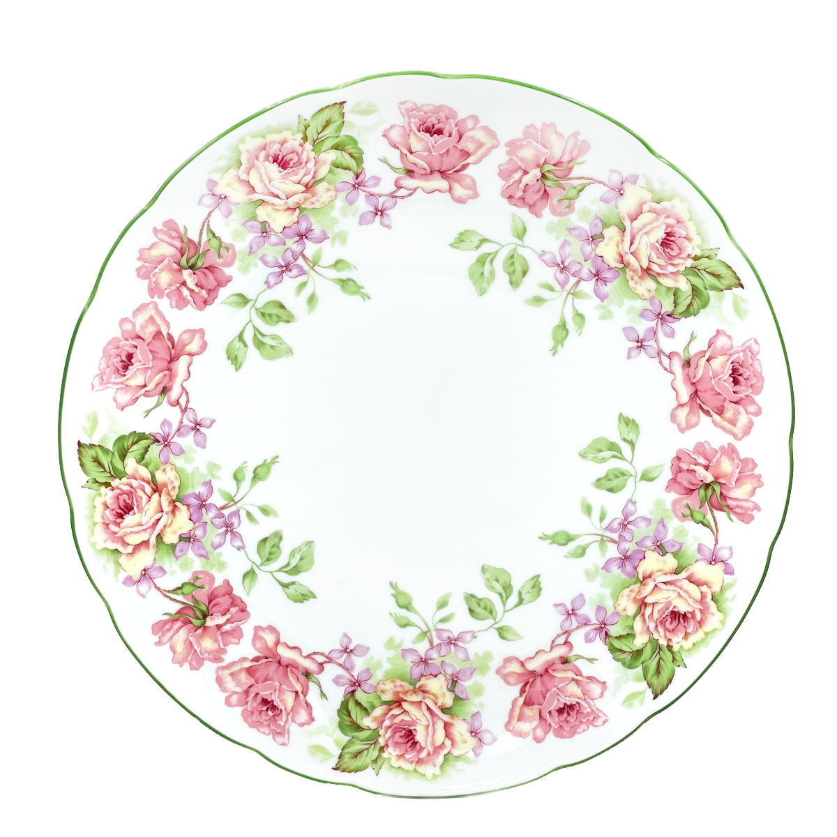 베르나르도 Bernardaud Round Deep Platter Eugenie de Montijo scopel-96 1/2