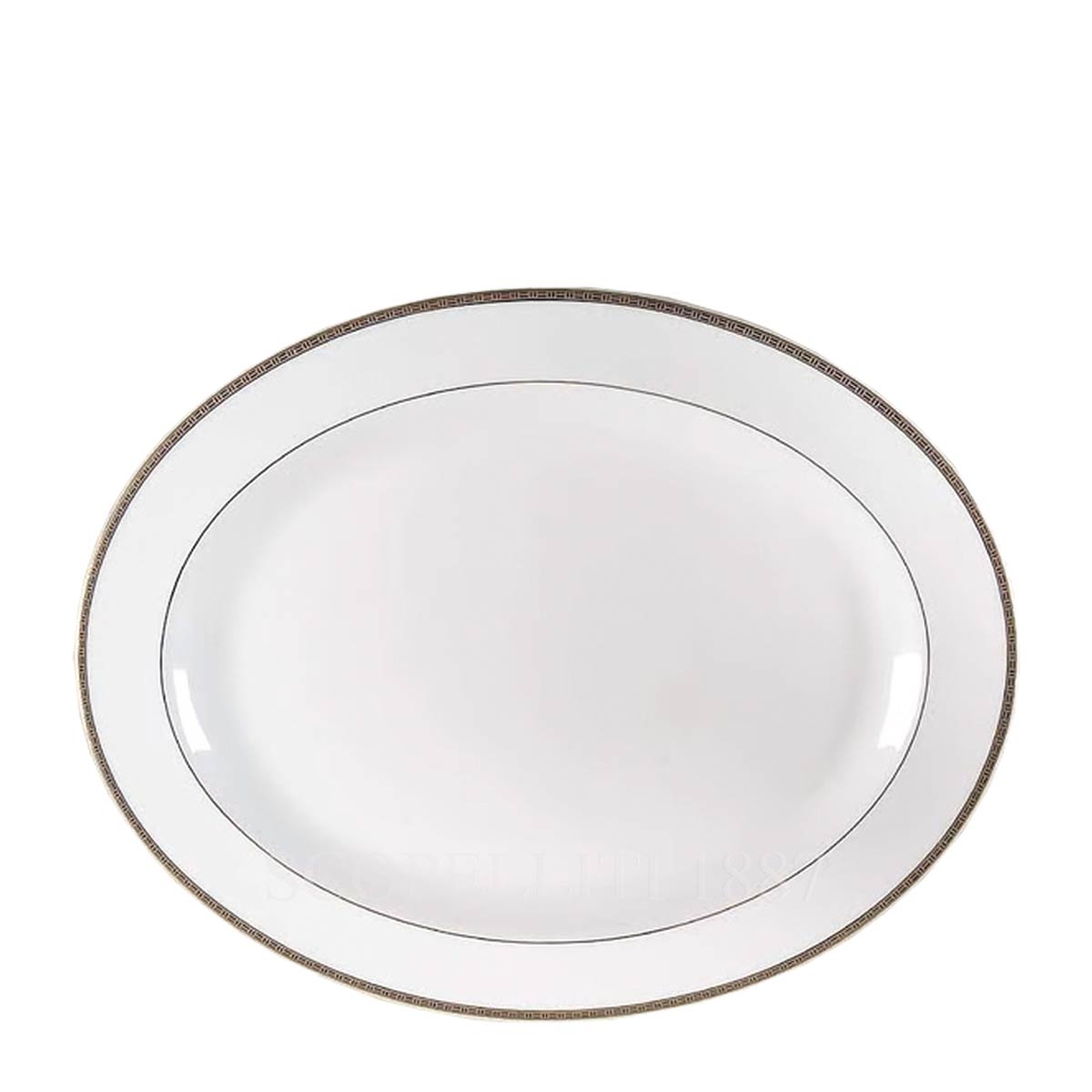 크리스토플 Christofle Metropolis Gris Oval Platter 7654220 1/2