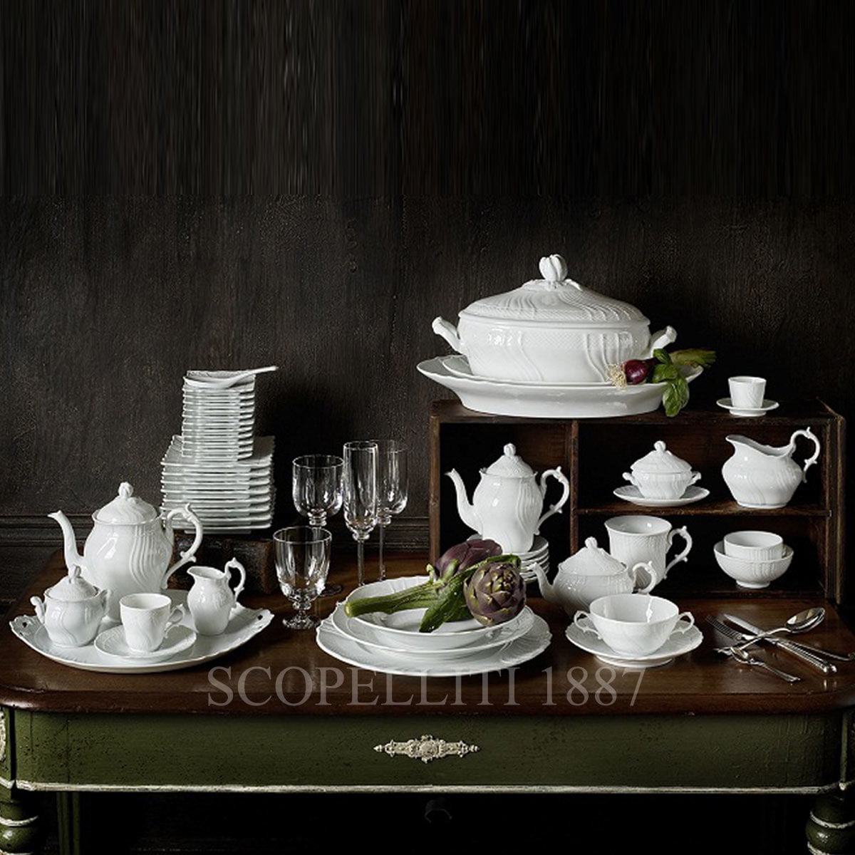 지노리 1735 Ginori 1735 Round Platter Vecchio Ginori 002RG00 FPT110010330B00000000 2/2