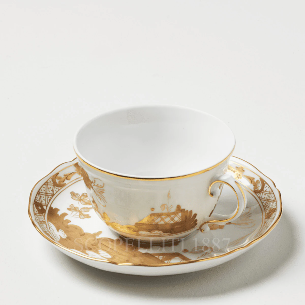 지노리 1735 Ginori 1735 Oriente Italiano Aurum Tea Cup and Saucer 003RG00 FTZ401010220G00133000 + 003RG00 FPT401010150G0013 1/3