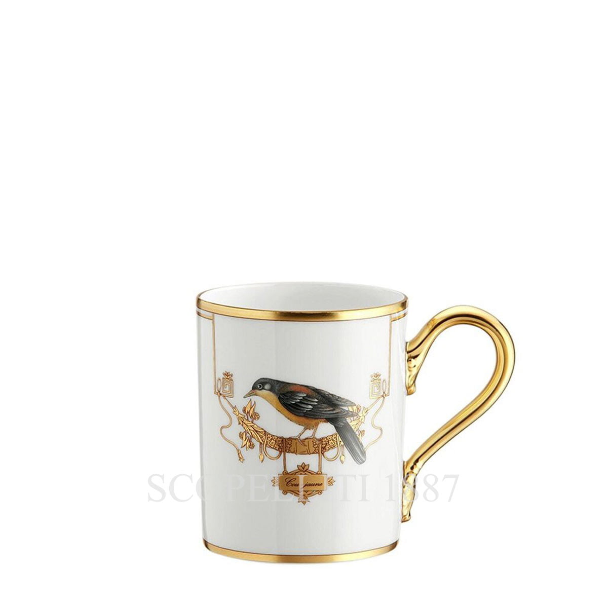 지노리 1735 Ginori 1735 Voliere Mug Cou Jaune 004RG00 FTZ701010400G00172500 1/2