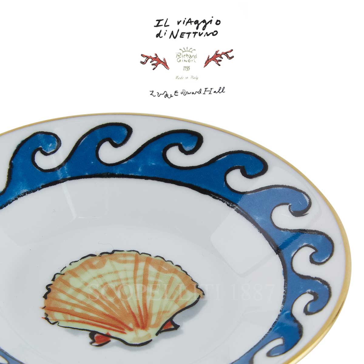 지노리 1735 Ginori Coffee Cup il Viaggio di Nettuno - Set of 2 101RG00 FX9177LXGENG00130300 4/5